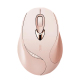Souris Sans Fil Ergonomique Rechargeable Silencieuse Pour Bureau Portable Couleur Thé Au Lait Avec Affichage De Puissance - w...