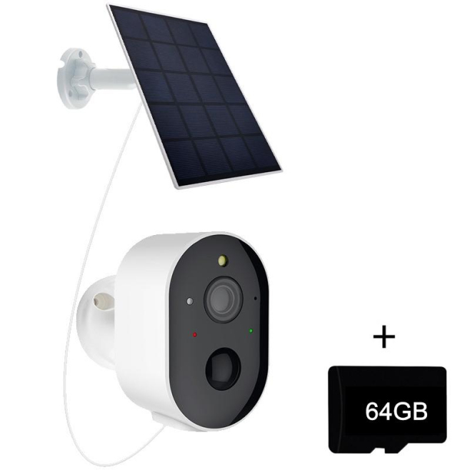 Caméra De Surveillance Extérieure Sans Fil HD 3MP Avec Panneau Solaire Vision Nocturne Et Interphone 64GB - www.yonis-shop.com
