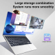 Notebook Portable 14.1 Pouces 6GB 512GB SSD Windows 11 Intel Celeron Dual Core Graphiques UHD Batterie Longue Durée WiFi 5G B...