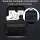 Sac À Dos Ordinateur Grande Capacité Résistant À L'Eau Avec Port De Chargement Et Bretelles Confortables Pour Voyage Et Affai...
