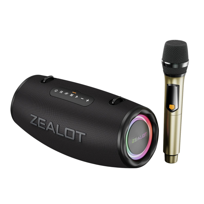 Enceinte Waterproof Puissante 80W Portable Avec Lumières RGB Micro Intégré Et Connexion Bluetooth 5.2 - www.yonis-shop.com