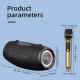 Enceinte Waterproof Bluetooth Portable 80W Avec Microphones Intégrés Et Effets Lumineux RGB - www.yonis-shop.com