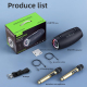 Enceinte Waterproof Bluetooth Portable 80W Avec Microphones Intégrés Et Effets Lumineux RGB - www.yonis-shop.com