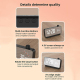 Réveil LED Multifonctionnel Avec Écran Miroir Et Fonction Charge Alarme Et Minuterie Visuelle - www.yonis-shop.com