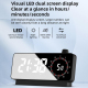 Réveil LED Multifonctionnel Avec Écran Miroir Et Fonction Charge Alarme Et Minuterie Visuelle - www.yonis-shop.com