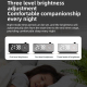 Réveil LED Multifonctionnel Avec Écran Miroir Et Fonction Charge Alarme Et Minuterie Visuelle - www.yonis-shop.com