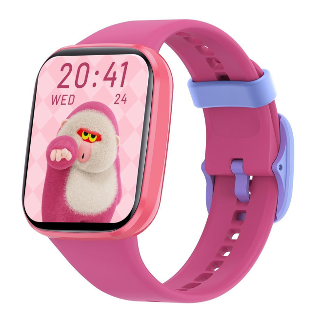 Montre Connectée Enfant Étanche IP68 Avec Écran Couleur 1.69 Pouces Et Suivi D'Activité Rose - www.yonis-shop.com