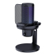 Microphone USB Condensateur Gaming Avec Annulation De Bruit RGB Pour Streaming Et Podcasting - www.yonis-shop.com