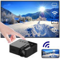 Mini Videoprojecteur Portable 1080P WiFi Sans Fil Pour Smartphone IOS Android Écran Géant Ultra Léger