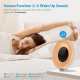 Réveil Lumière Simulée Lever Et Coucher De Soleil Avec Radio FM Et Sons Naturels - www.yonis-shop.com