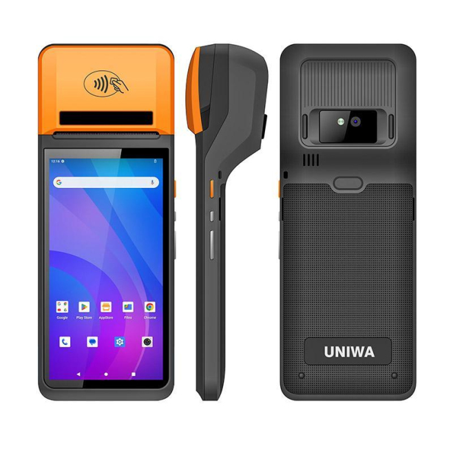 Smartphone Android 13 Avec Imprimante Thermique Intégrée Écran 6 Pouces NFC et Batterie Longue Durée Pour Connectivité 4G et ...