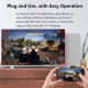 Répartiteur HDMI WiFi Sans Fil Compatible Mac IOS Android Windows Avec Fonction Miroir Et Diffusion Sur Télévision Et Project...