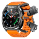 Montre Connectée Étanche IP67 Avec Écouteurs Bluetooth Intégrés Écran 1.53 Pouces Surveillance Oxygène Dans Le Sang Argent - ...