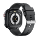 Montre Connectée Écran Horizontal 1.91 Pouces Bracelet Silicone Bleu ECG Étanche IP68 Bluetooth 5.1 Monitoring Cardiaque et T...