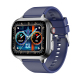Montre Connectée Écran Horizontal 1.91 Pouces Bracelet Silicone Bleu ECG Étanche IP68 Bluetooth 5.1 Monitoring Cardiaque et T...