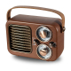 Enceinte Bluetooth Rétro Multifonctionnelle Avec Radio AM FM Et Design Élégant En Bois - www.yonis-shop.com