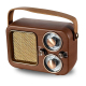 Enceinte Bluetooth Rétro Multifonctionnelle Avec Radio AM FM Et Design Élégant En Bois - www.yonis-shop.com