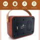 Enceinte Bluetooth Rétro Multifonctionnelle Avec Radio AM FM Et Design Élégant En Bois - www.yonis-shop.com