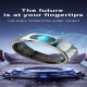 Bague Connectée Taille 8 Suivi Cardiaque et Sommeil Étanche avec Modes Sport Multiples et Bluetooth 5.2 - www.yonis-shop.com