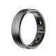 Bague Connectée Taille 14 Argentée Suivi Cardiaque Oxygène Sommeil Modes Sportifs Etanche Bluetooth 5.2 Autonomie 7 Jours - w...