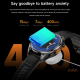 Montre Connectée Sport Étanche Écran AMOLED 1.43 Pouces avec Double Bracelet et Suivi Santé Complet - www.yonis-shop.com