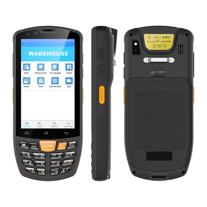 Téléphone Portable Industriel Android 11 Scanner QR Code Écran 4 Pouces NFC 4G Étanche Antichoc - www.yonis-shop.com