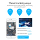 Montre Connectée Traceur GPS 4G Étanche Avec Appel SOS Et Gestion Santé Pour Europe Asie Afrique Et Australie Noir - www.yoni...