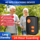 Traceur GPS Étanche IP67 Avec Bouton SOS Pour Séniors Suivi Temps Réel et Alarme D'urgence 4G LTE - www.yonis-shop.com