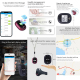Traceur GPS Étanche 4G avec Écran Tactile et Caméra Appel Vidéo Gestion Santé - www.yonis-shop.com