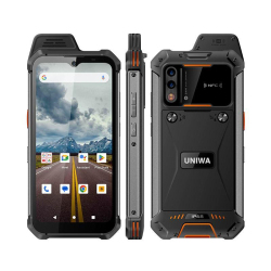 Smartphone Robuste Avec Écran 6.3 Pouces Android 13 Mémoire 8GB+128GB NFC Batterie 5000mAh Etanche IP68