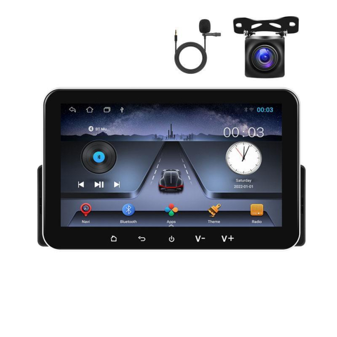 Autoradio Android 13 Écran 7 Pouces HD Tactile Bluetooth GPS Wi-Fi Carplay Sans Fil Caméra Recul Intégrée - www.yonis-shop.com
