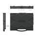 Notebook Ultra Résistant 14 Pouces 8GB RAM 256GB SSD Windows 10 Home IP65 Étanche Intel Core i5 WiFi Double Bande Bluetooth G...