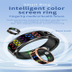 Bague Connectée Or Taille 10 Suivi Cardiaque Oxygène Sommeil Modes Sportifs Étanche Bluetooth 5.1 Compatible Android iOS - ww...