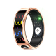 Bague Connectée Or Taille 11 Suivi Cardiaque Oxygène Sommeil Modes Sportifs Étanche Bluetooth 5.1 Compatible Android iOS - ww...