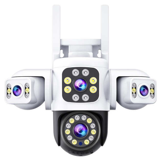 Caméra De Surveillance 360° HD Étanche Avec Vision Nocturne Et Suivi Humanoïde - www.yonis-shop.com