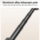 Perche À Selfie Télescopique Professionnelle En Alliage D'Aluminium Avec Rotule Et Extension Jusqu'à 65cm Pour Smartphone Et ...