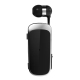 Oreillette Bluetooth Avec Câble Rétractable Et Autonomie Longue Durée Pour Appels Et Musique - www.yonis-shop.com
