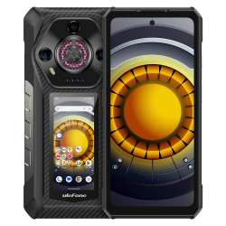 Smartphone Solide Avec Écran Double Vision Nocturne 16GB+512GB Android 14 5G IP68 12800mAh