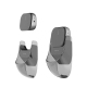 Souris Sans Fil Magnétique Intelligente Avec Recharge Bluetooth Double Mode Noir 25 Jours D'autonomie Pour Bureau Et Enseigne...