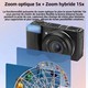 Appareil Photo Numérique 5K Haute Définition Avec Zoom Optique 5X Écran Tactile 3.2 Pouces Pour Vlog En - www.yonis-shop.com
