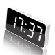 Réveil LED Numérique Avec Port De Charge Type-C Et Compartiment Batterie 18650 Blanc - www.yonis-shop.com