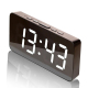 Réveil LED Numérique Avec Port De Charge Type-C Et Compartiment Batterie 18650 Blanc - www.yonis-shop.com