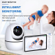 Babyphone Camera 5 Pouces HD 1080P Vision Nocturne Deux Voies Audio Détection Température et Pleurs Grand Écran Sécurité Tota...