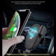 Chargeur Sans Fil Voiture Multifonctionnel Support Téléphone Mobile Noir Chargement Rapide 10W Stable et Facile à Installer -...