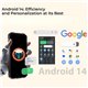 Smartphone Antichoc 5G Avec Batterie 10800mAh Écran 6.6 Pouces Android 14 Mémoire 8GB+256GB Caméra 64MP Chargement Rapide - w...