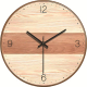 Horloge Murale Décorative 30cm Imitation Bois Silencieuse Design Minimaliste Chic