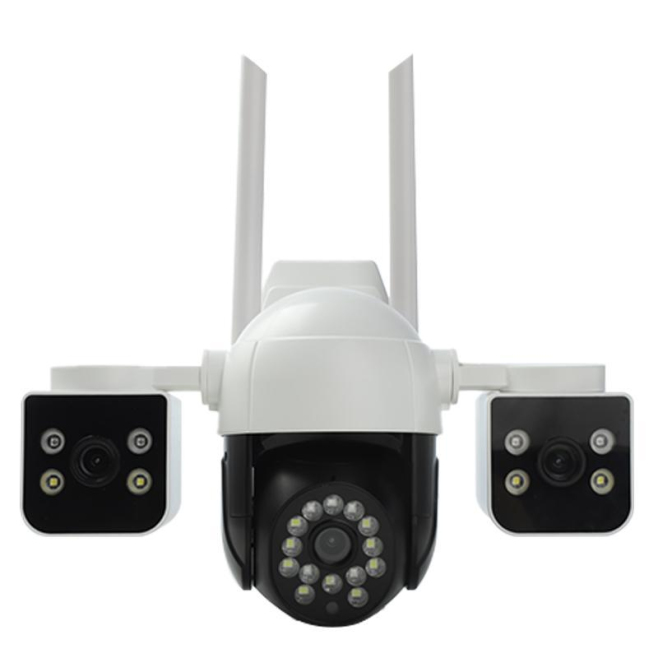 Camera IP 6MP Triple Camera Avec Détection Humaine Et Connexion 4G Pour Sécurité Intelligente - www.yonis-shop.com