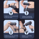 Pistolet De Massage Professionnel Noir Pour Relaxation Musculaire Avec Batterie Puissante Et 99 Vitesses - www.yonis-shop.com