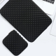Sacoche Ordinateur Portable Élégante Et Protection Optimale Contre Poussière Et Chocs 16x13x1.5cm Noire - www.yonis-shop.com