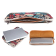 Sacoche Ordinateur Portable Feuilles Colorées Étanche et Résistante pour Protection Optimale - www.yonis-shop.com